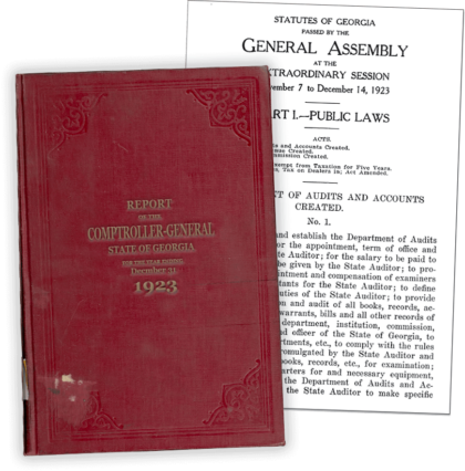 1923 Report Comptroller-General State of Georgia