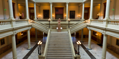 North Wing Stairs of the Georgia State Capitol